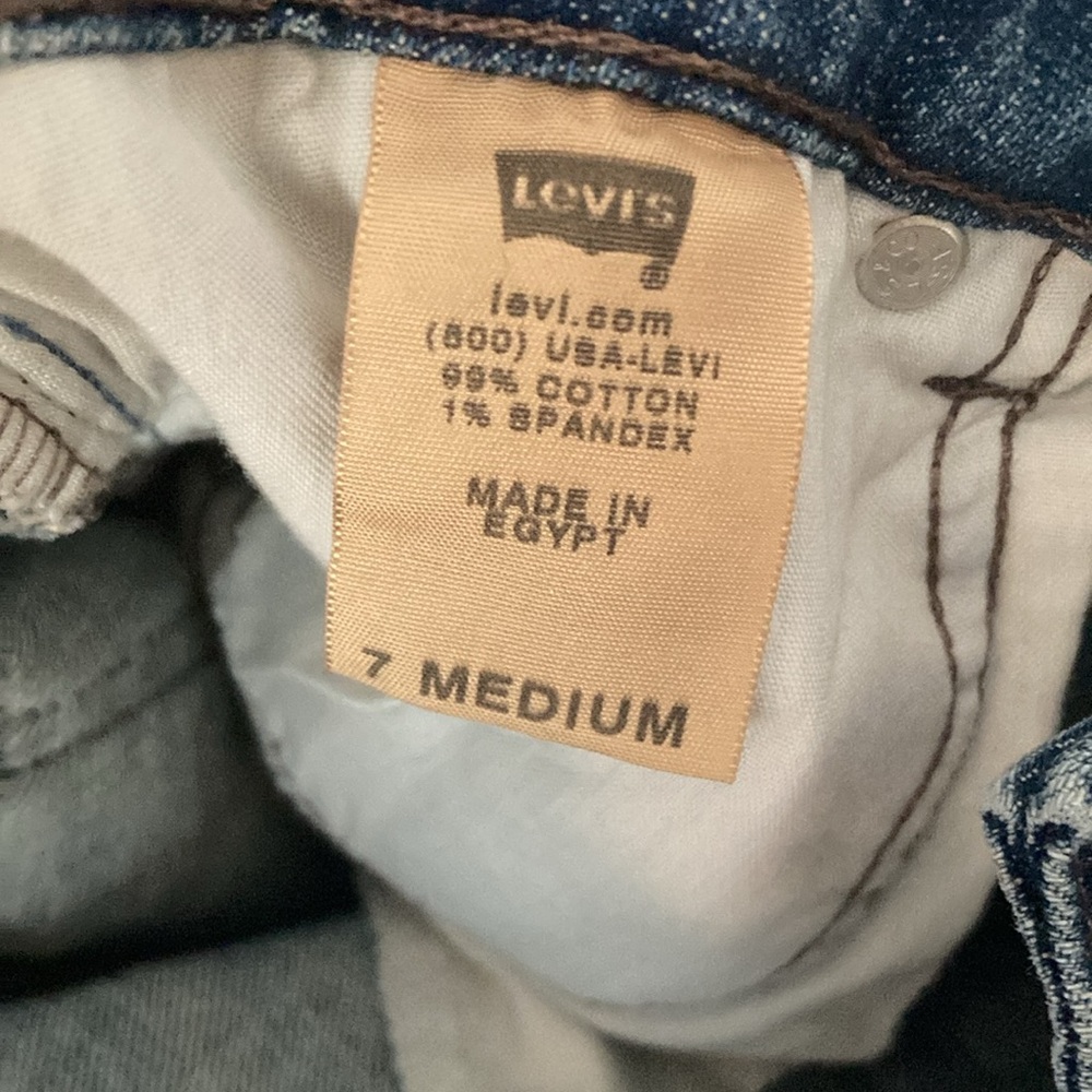 Levi's 518 Vntg Super Low Bootcut Womens Size 7M - Picture 6 of 7
